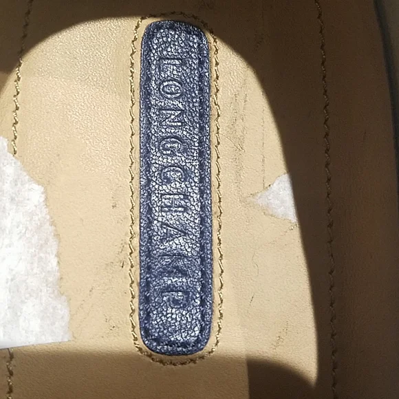 LONGCHAMP NEW BLUE SHOES Size 38 - Picture 3 of 9